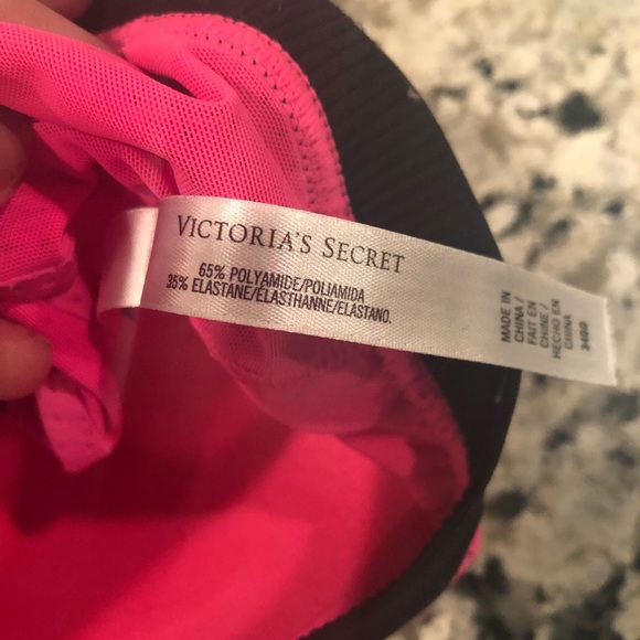 VSX Hot Pink Perforated Popover Sport Bra - Picture 7 of 7